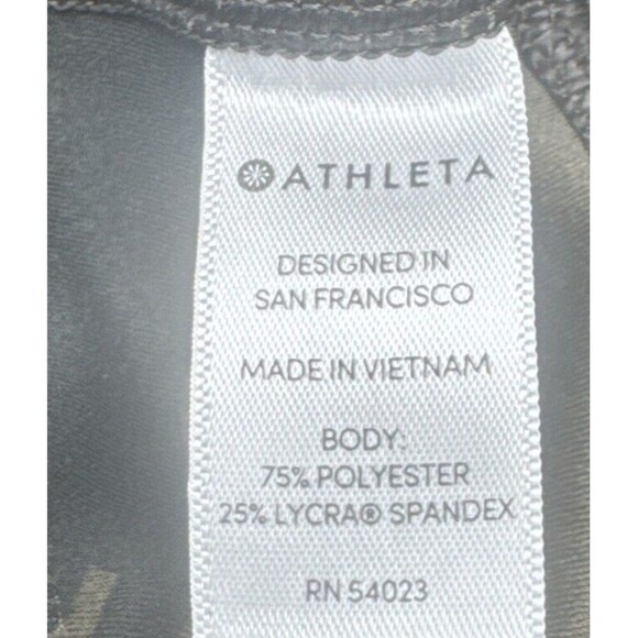 ATHLETA WOMEN’S GREEN CAMOUFLAGE 7/8 LEGGING SIZE XS W/Pocket Stretch Gym - Picture 7 of 11